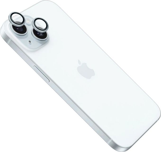 Ochranná skla čoček fotoaparátů FIXED Camera Glass pro Apple iPhone 16/16 Plus, modrá
