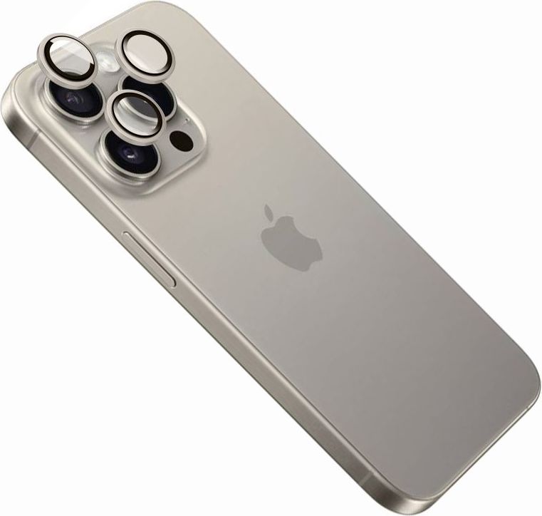 Ochranná skla čoček fotoaparátů FIXED Camera Glass pro Apple iPhone 16 Pro/16 Pro Max, zlatá