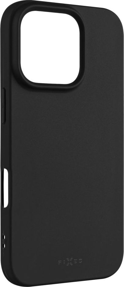 Zadní pogumovaný kryt FIXED Story pro Apple iPhone 16 Pro, černý