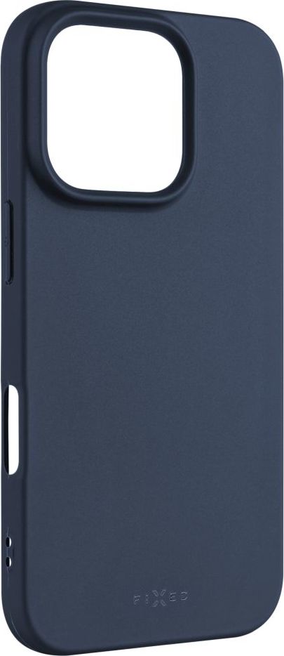 Zadní pogumovaný kryt FIXED Story pro Apple iPhone 16 Pro, modrý