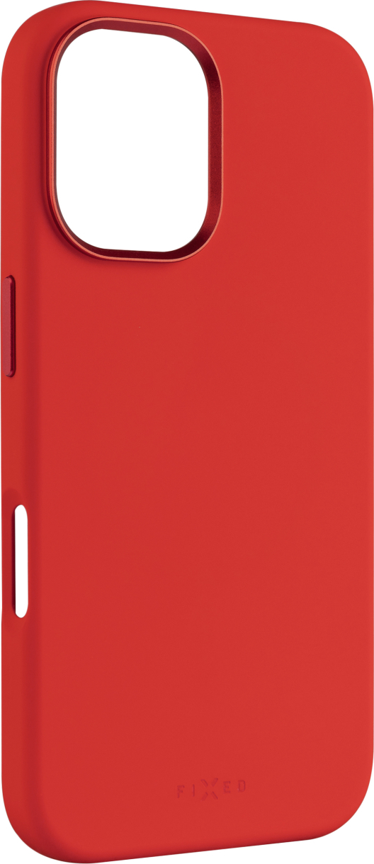 Levně Zadní kryt FIXED MagFlow s podporou MagSafe pro Apple iPhone 16, červený