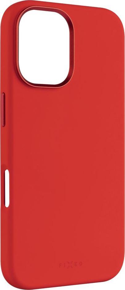 Zadní kryt FIXED MagFlow s podporou MagSafe pro Apple iPhone 16, červený