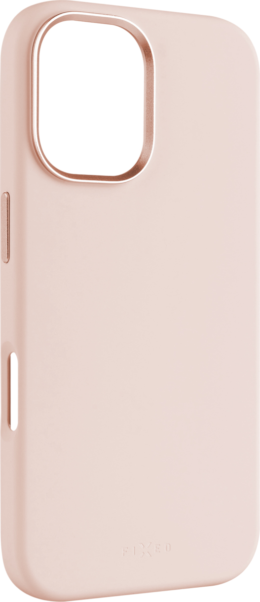 Levně Zadní kryt FIXED MagFlow s podporou MagSafe pro Apple iPhone 16, růžový