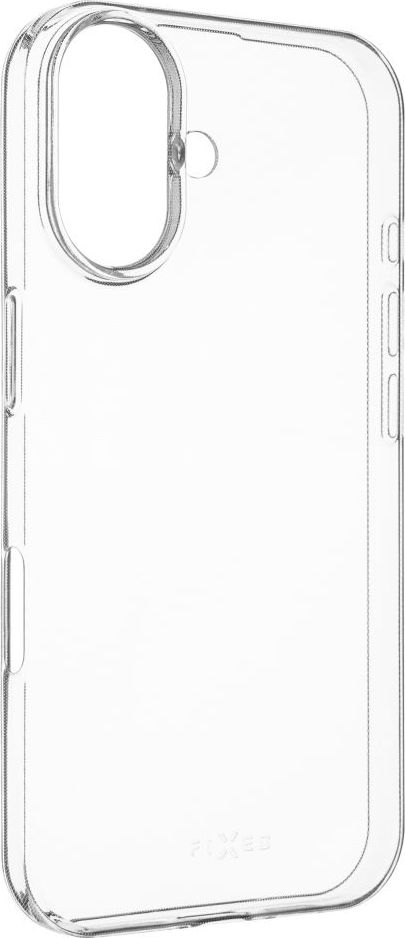 Ultratenký TPU gelový kryt FIXED Story Slim pro Apple iPhone 16, 0,6 mm, čirý