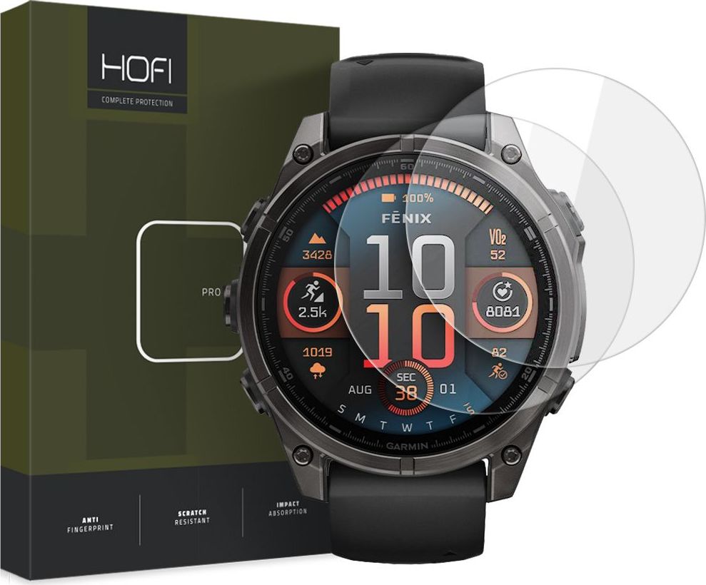 Tvrzené sklo HOFI GLASS PRO+ 2-PACK GARMIN FENIX 8 (47 MM) CLEAR