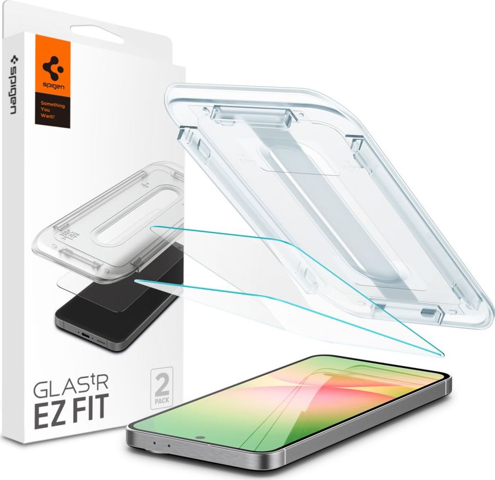 Tvrzené sklo SPIGEN GLAS.TR ”EZ FIT” 2-PACK GALAXY A56 5G / S24 FE CLEAR