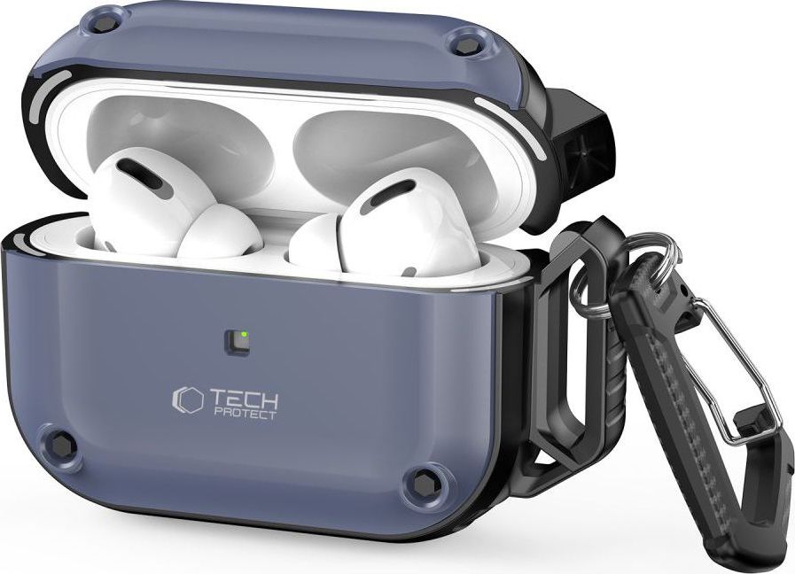 TECH-PROTECT ROUGH HOOK APPLE AIRPODS PRO 1 / 2 STEEL BLUE