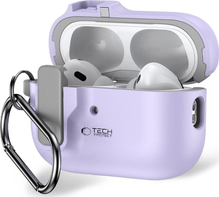 TECH-PROTECT SLIM HOOK APPLE AIRPODS PRO 1 / 2 LAVENDER