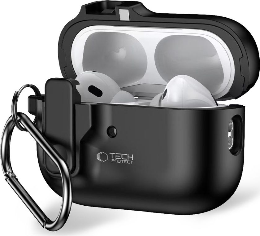 TECH-PROTECT SLIM HOOK APPLE AIRPODS PRO 1 / 2 BLACK