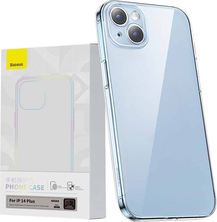 Průhledné pouzdro Baseus Simple pro iPhone 14 Plus