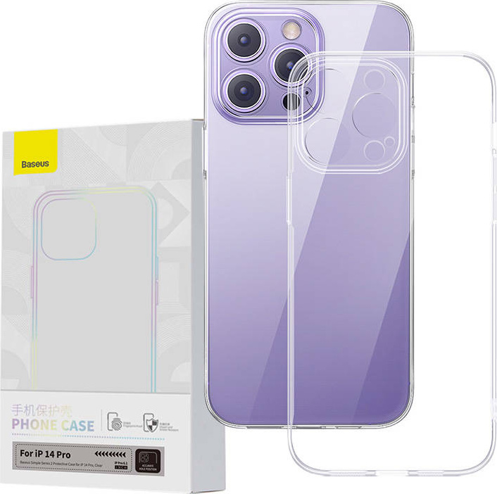 Průhledné pouzdro Baseus Simple pro iPhone 14 Pro