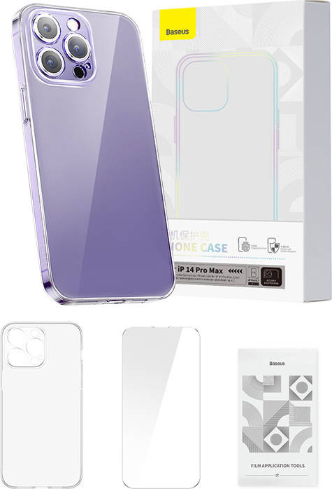 Pouzdro na telefon Baseus Crystal Clear pro iPhone 14 Pro Max (průhledné)
