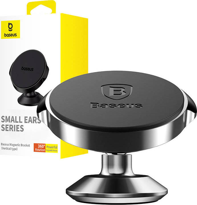 Baseus Small Ears 360° vertical magnetic holder (Overseas Edition) - black