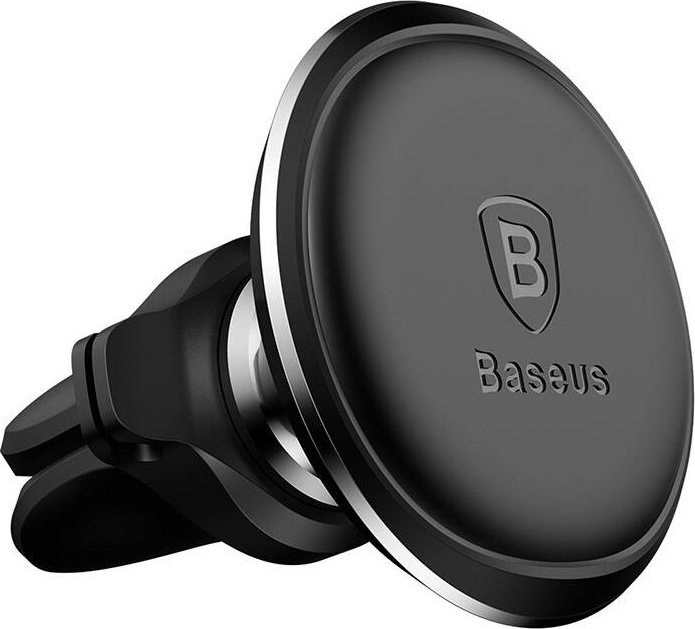 Baseus car holder magnetic with cable clip black new2 air vent