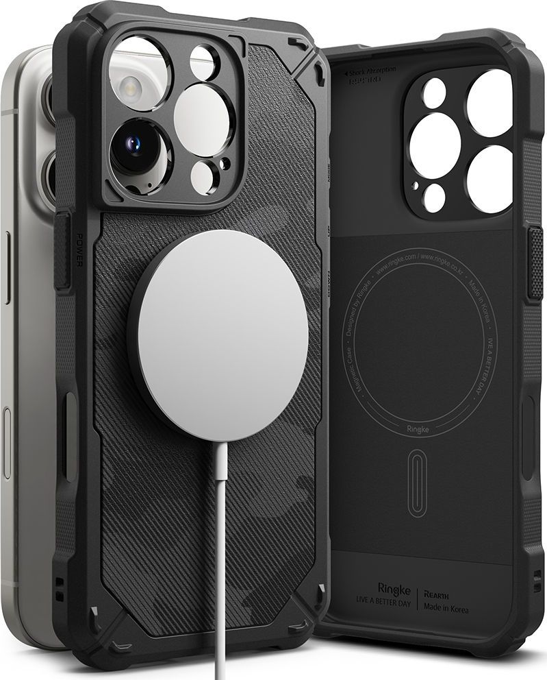 RINGKE RUGGED GEAR MAGNETIC MAGSAFE IPHONE 16 PRO MAX CAMO BLACK