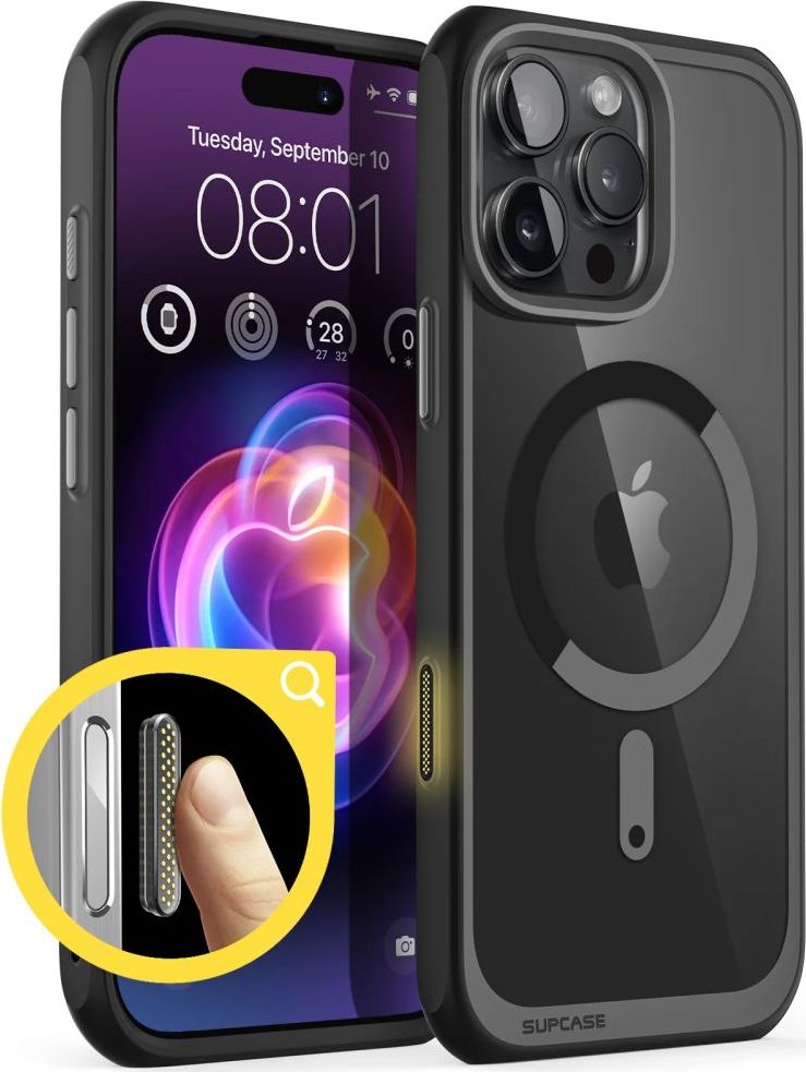 SUPCASE UB MAG MAGSAFE IPHONE 16 PRO ČERNÝ