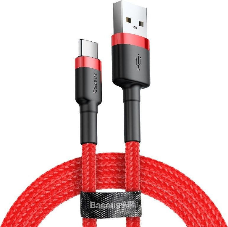 Baseus cable Cafule USB - USB-C 1,0 m 3A red