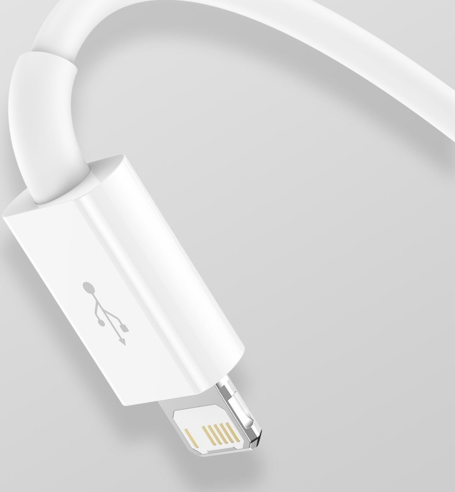 Baseus CAMLTYS-02 Superior Fast Charging Datový Kabel 3v1 USB-C, Lightning, MicroUSB 1.5m White