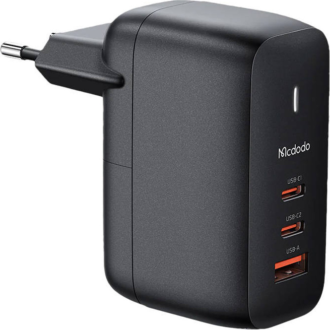 GaN 65W nabíječka Mcdodo CH-0291 2x USB-C, USB-A (černá)