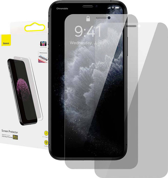 Baseus 0,3mm Screen Protector (2ks balení) pro iPhone XS Max/11 Pro Max