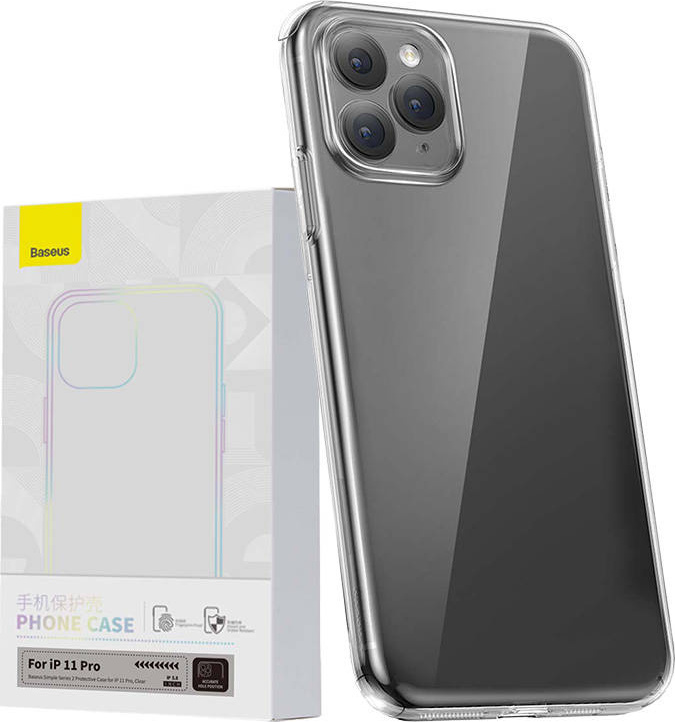 Průhledné pouzdro Baseus Simple pro iPhone 11 Pro