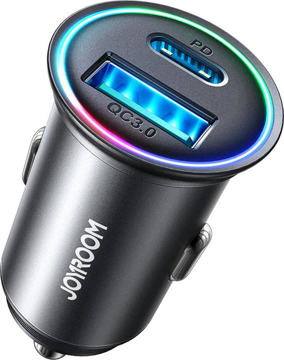 Joyroom JR-CCN04 60W USB-A USB-C mini charger - black