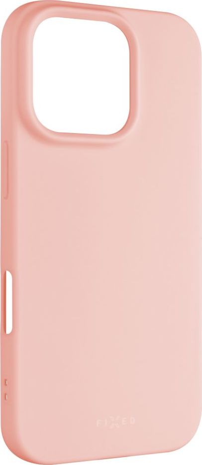 Zadní pogumovaný kryt FIXED Story pro Apple iPhone 16 Pro, růžový