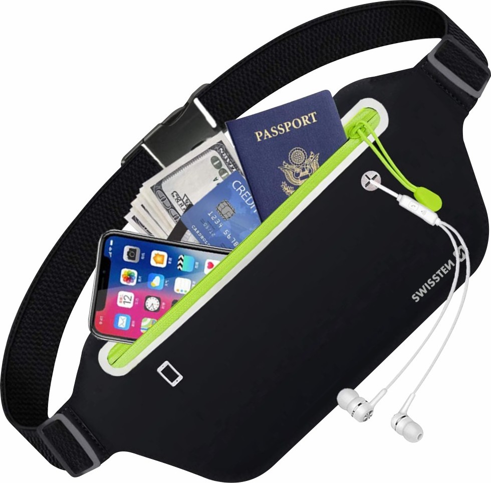 POUZDRO SWISSTEN WAIST BAG ČERNÉ