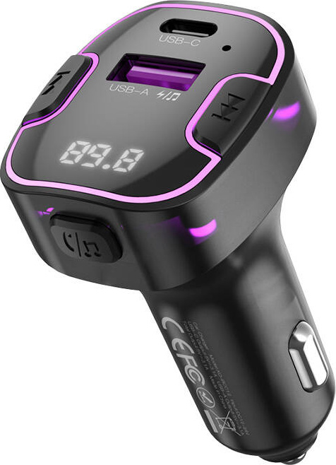 XO transmitter FM BCC12 Bluetooth MP3 car charger 3,1A black