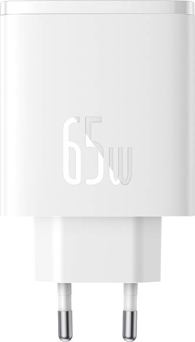 Nástěnná nabíječka Baseus OS-Cube Pro 2xUSB-C + USB, 65W (bílá)