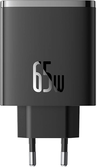 Nástěnná nabíječka Baseus OS-Cube Pro 2xUSB-C + USB, 65 W (černá)