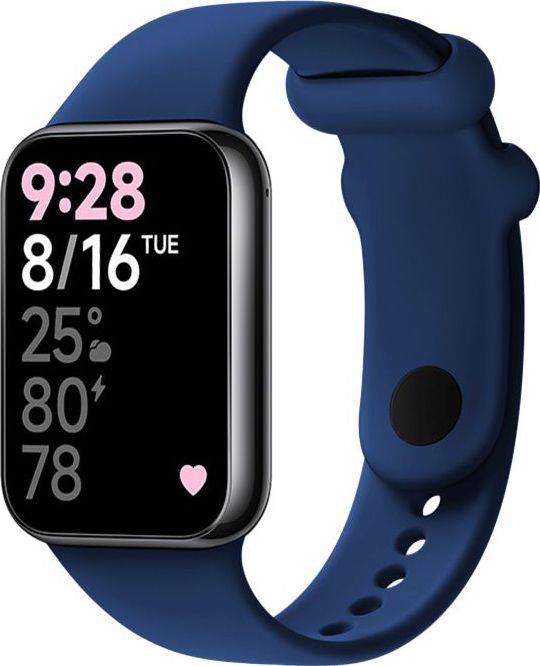 Silikonový řemínek FIXED Silicone Strap pro Xiaomi Redmi Watch 5/4, Smart Band 9 Pro/8 Pro, modrý