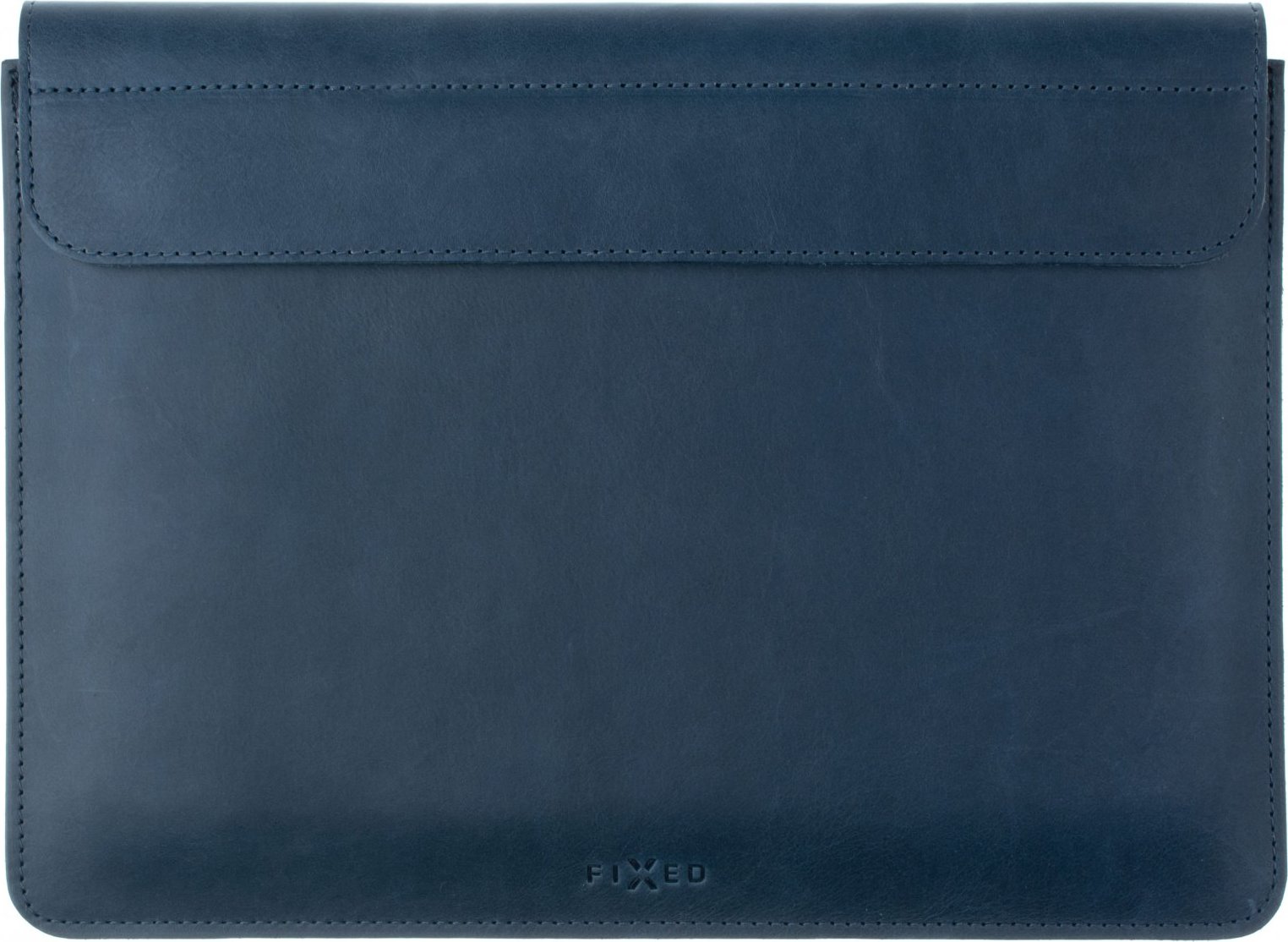 Kožené pouzdro FIXED Oxford pro Apple MacBook Pro 14" (2021/2023/2024), modré