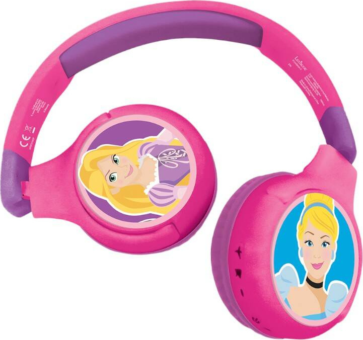 Skládací sluchátka 2v1 Disney Princess Lexibook