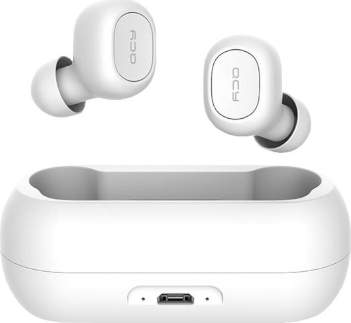 Bezdrátová sluchátka TWS QCY T1C Bluetooth V5.0 (bílá)
