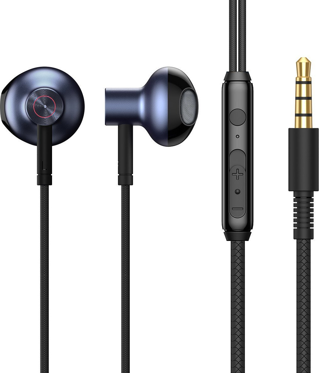 Baseus wired earphones Encok H19 black