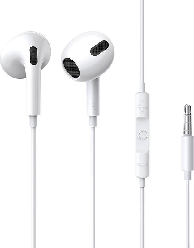 Baseus wired earphones Encok H17white