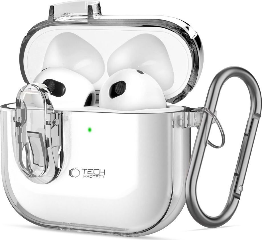 TECH-PROTECT SLIM HOOK APPLE AIRPODS 4 CLEAR