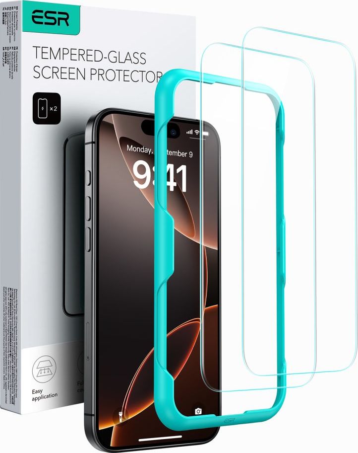 Tvrzené sklo ESR TEMPERED GLASS 2-PACK IPHONE 16 CLEAR