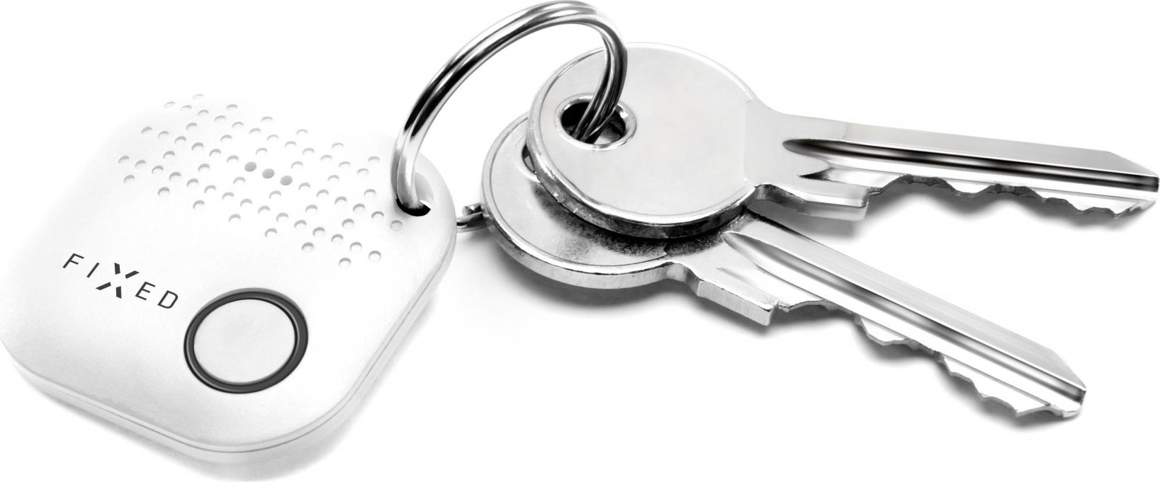 Key finder FIXED Smile, dárková krabička, bílý