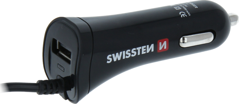 SWISSTEN CL AUTONABÍJEČKA USB-C A USB 2,4A POWER