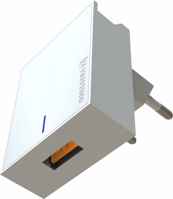 SWISSTEN SÍŤOVÝ ADAPTÉR SUPER CHARGE 22,5W BÍLÝ