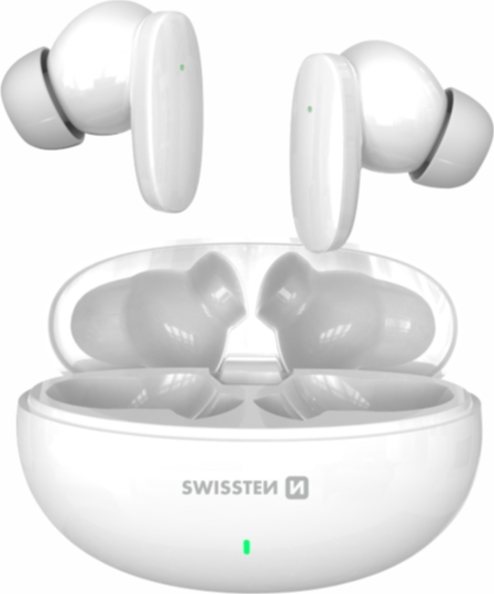 BLUETOOTH TWS SLUCHÁTKA SWISSTEN SONIC BÍLÁ