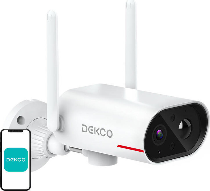 IP Outdoor WiFi camera with solar panel DEKCO DC8L 3MP
