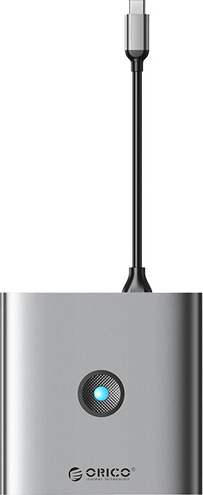 Adapter Hub 6w1 Orico, HDMI 4K + 2x USB-A 3.0, USB-C, 100W PD