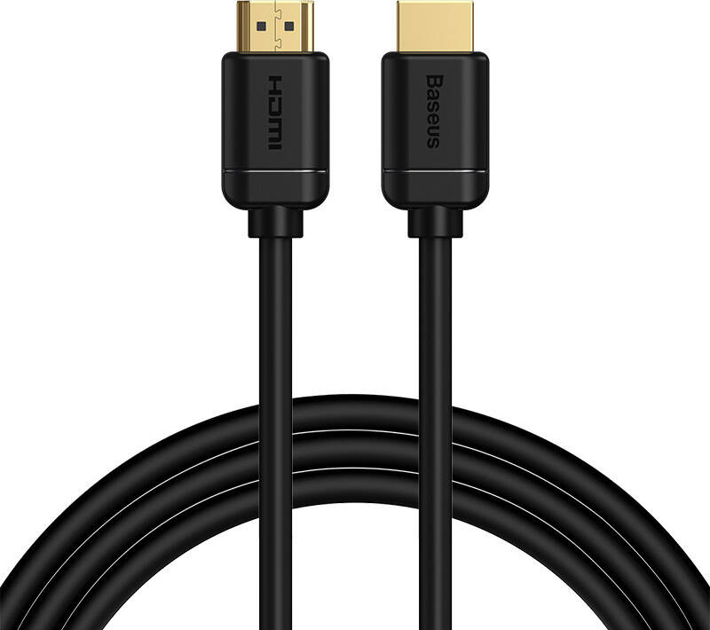 Baseus 2x kabel HDMI 2.0 4K 60Hz, 3D, HDR, 18 Gb/s, 2 m (černý)