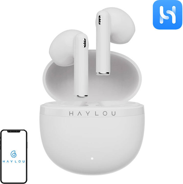 Sluchátka TWS Haylou X1 Plus (bílá)