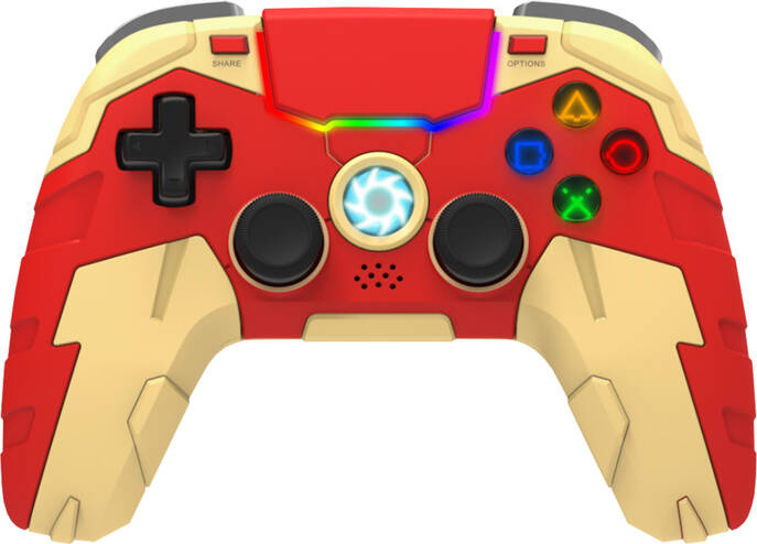 Bezdrátový ovladač iPega PG-P4020A / touchpad GamePad PS4 (červený)
