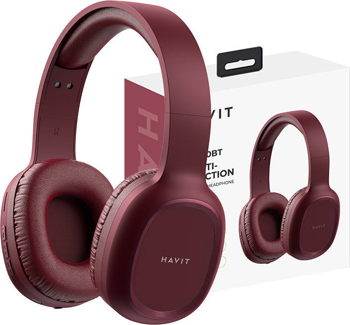 Havit H2590BT PRO Bezdrátová sluchátka Bluetooth (červená)
