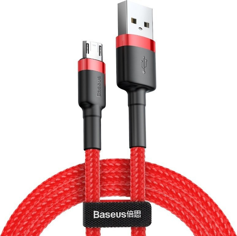 Datový kabel Micro USB Baseus Cafule 1,5A 2m (červená)
